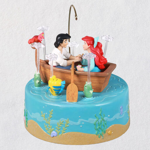 Disney The Little Mermaid Kiss the Girl Musical Ornament With Motion, 