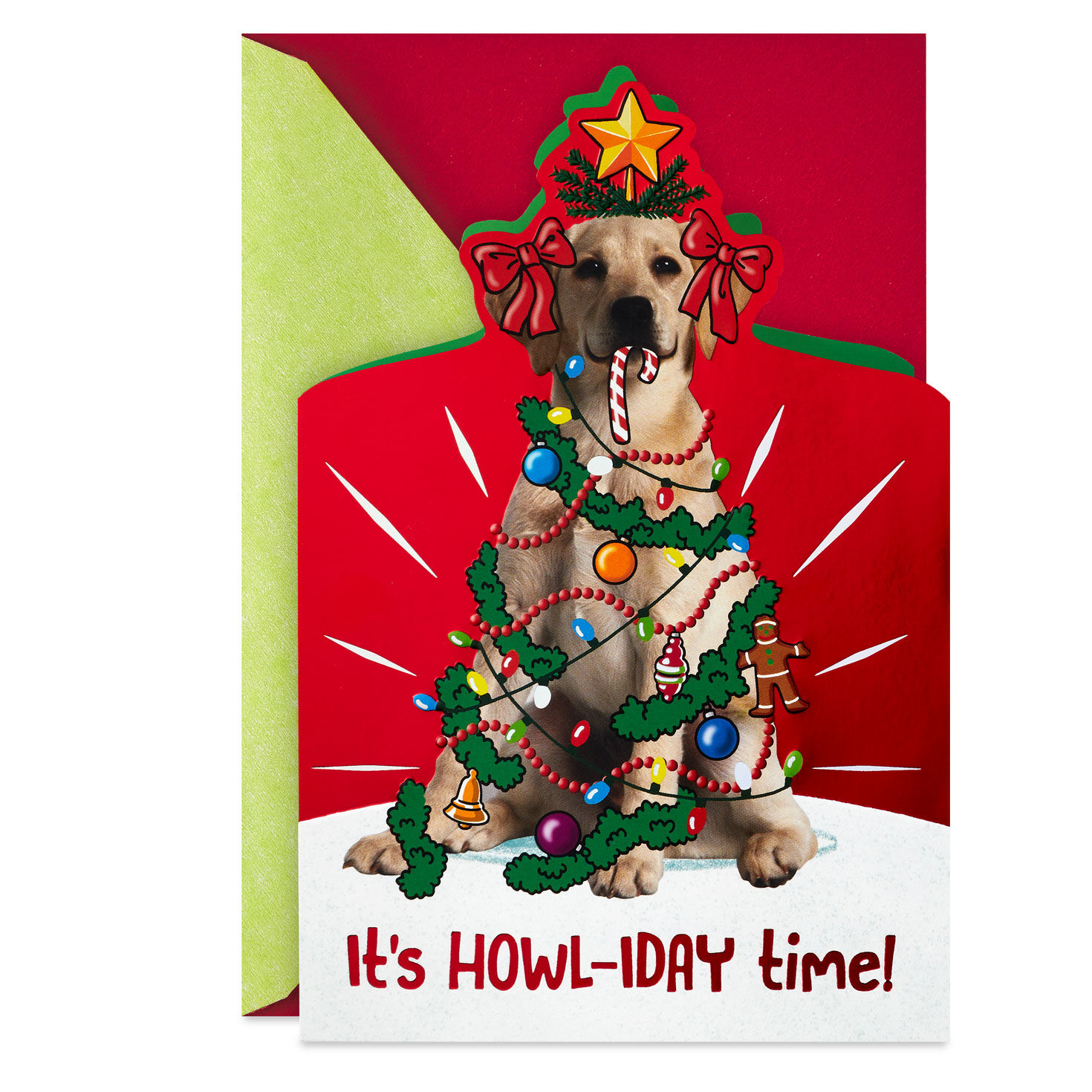 It's Howl-iday Time Funny Christmas Card