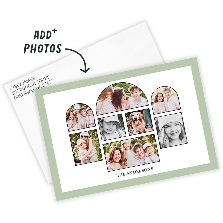 Arch Windows Flat Photo Card, , large image number 2