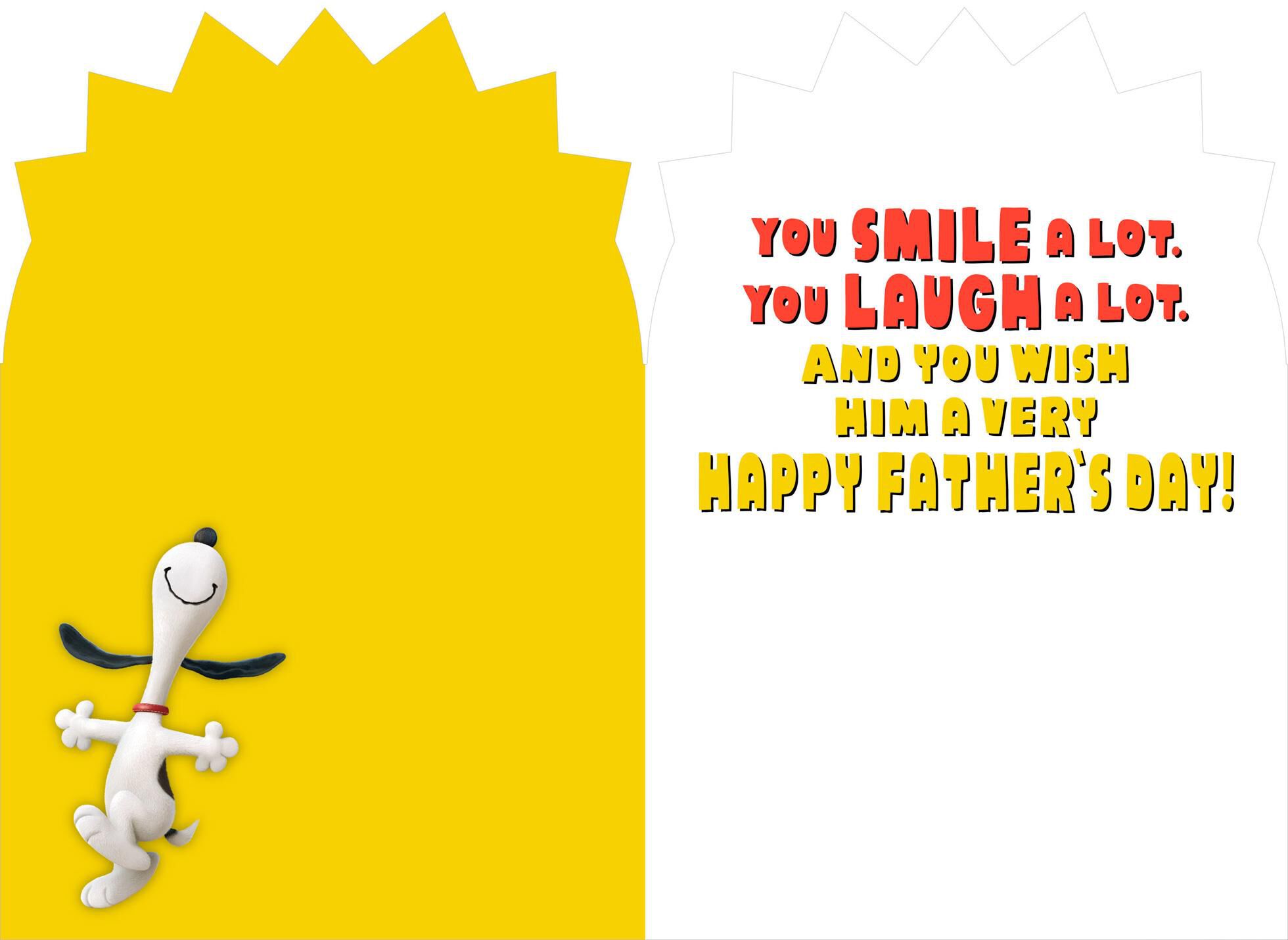 Peanuts® Snoopy Amazing Dad Father's Day Card