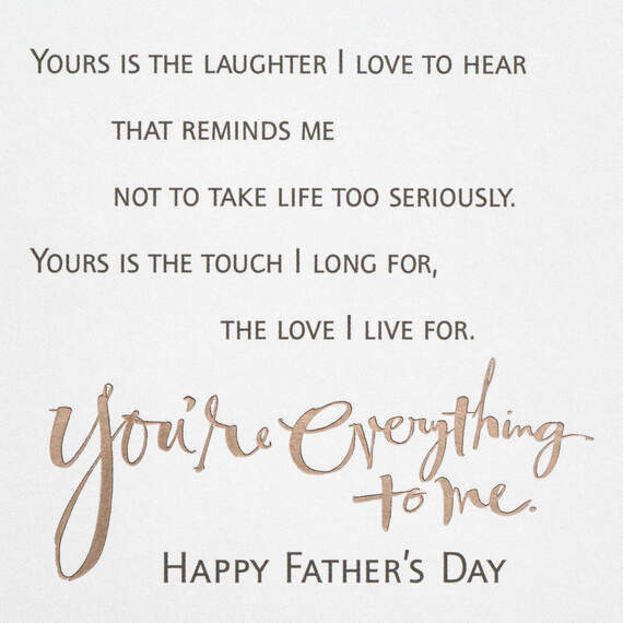 You're Everything, Husband Father's Day Card, , large image number 3