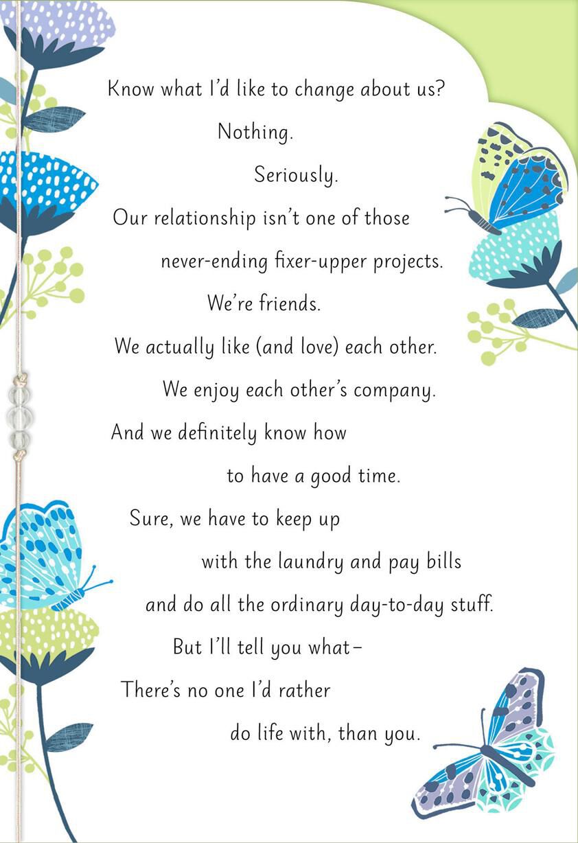 Just the Way We Are Love Card