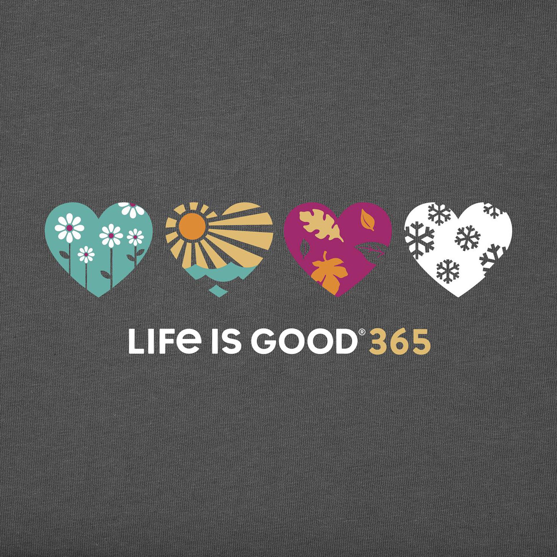Life Is Good Women S 365 Hearts T Shirt Clothing Hallmark Life Is Good Women S 365 Hearts T Shirt Clothing Hallmark
