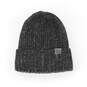 Britt’s Knits Black Ribbed Knit Men's Beanie Hat, , large image number 1