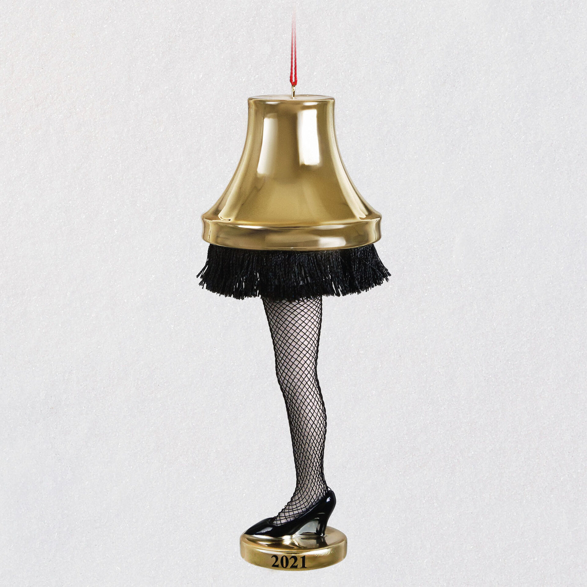 Hallmark Christmas Story Ho Ho Ho Ornament 2021 A Christmas Story The Leg Lamp 2021 Porcelain Ornament Keepsake Ornaments Hallmark
