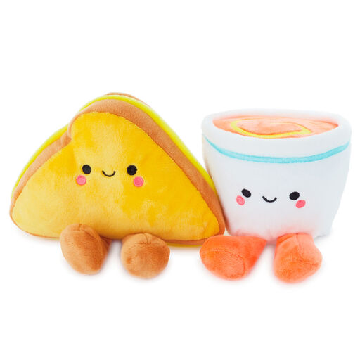 Better Together Tomato Soup and Grilled Cheese Magnetic Plush, 5", 