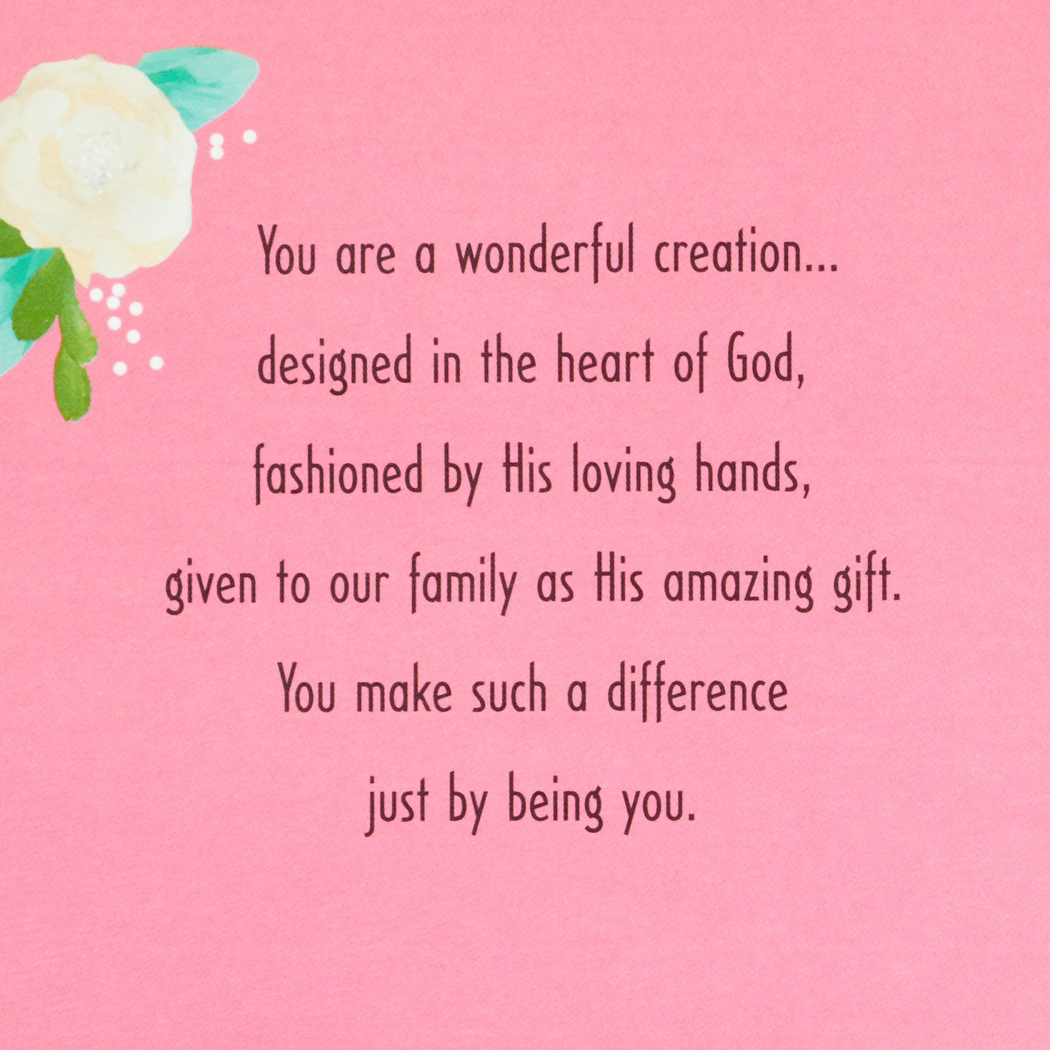 Flowers in Vase Religious Mother's Day Card for Mom sentiment image number 2