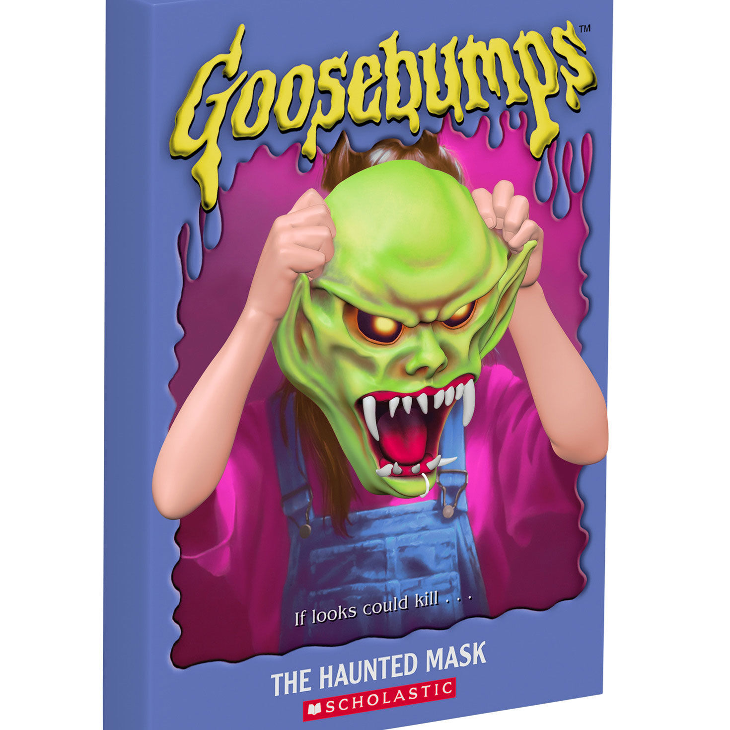 Goosebumps The Haunted Mask Book Ornament closeup view image number 5
