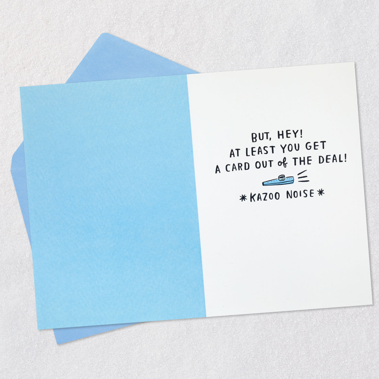 Red, Gold and Blue Letters Father's Day Card Open Card with Envelope image number 3