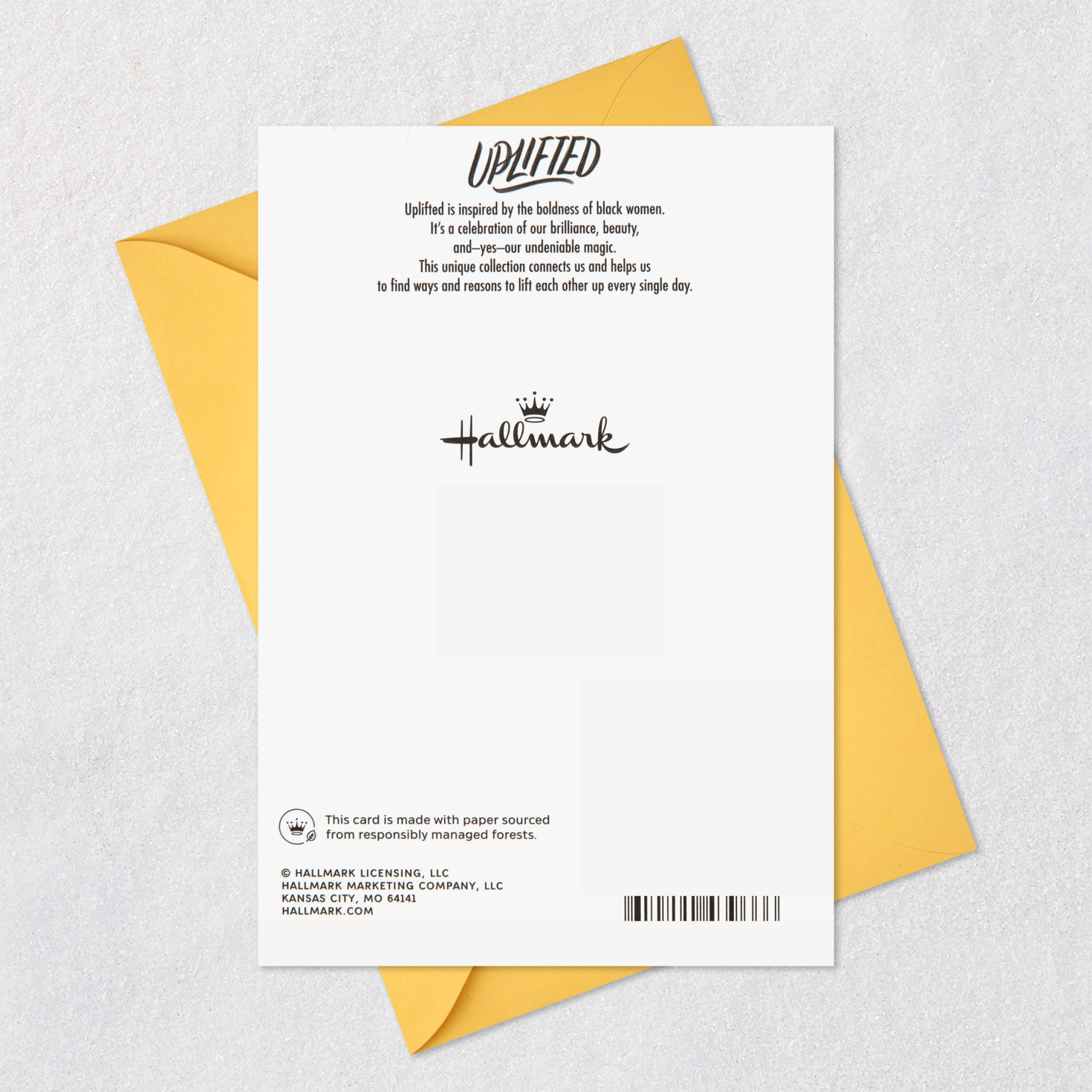 Vibrant Abstract Pattern Encouragement Card for Her Card Back with Envelope image number 7