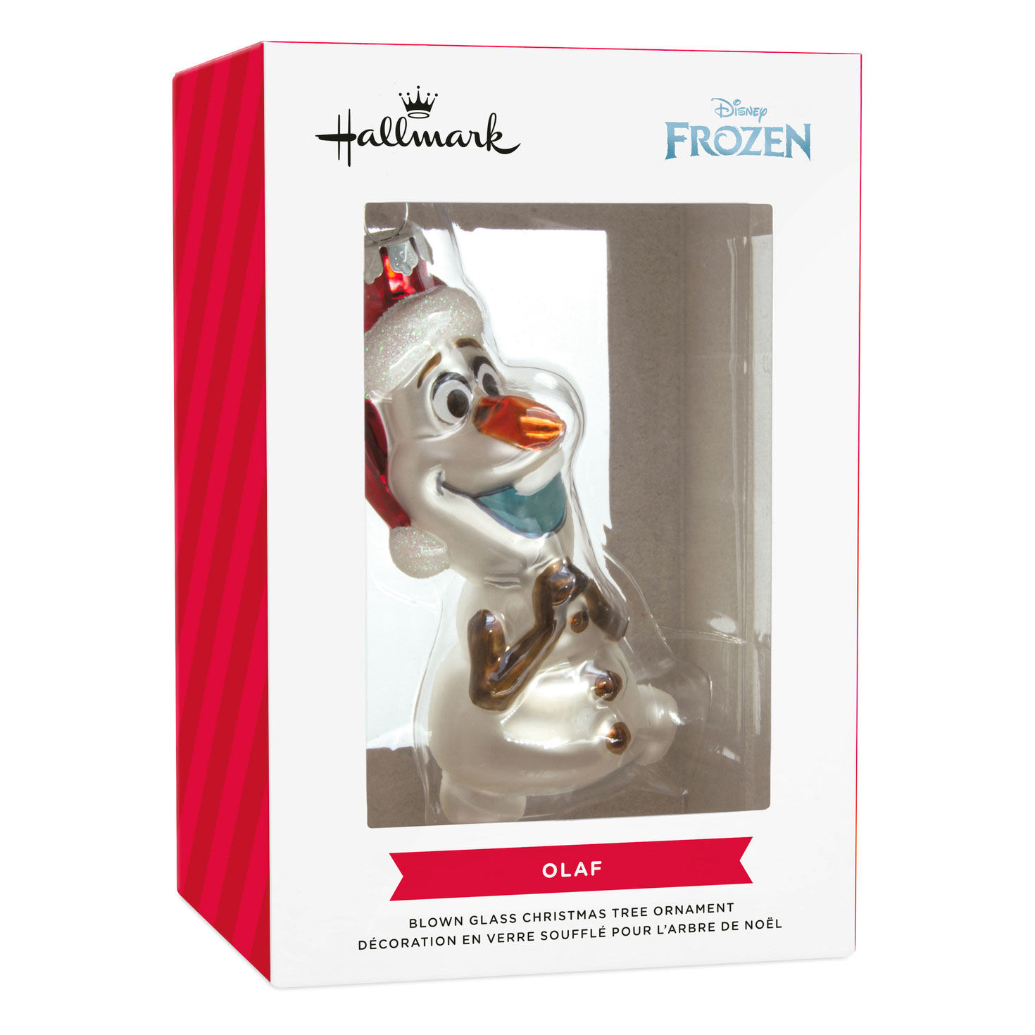 Olaf in Santa Hat Christmas Ornament  image number 7