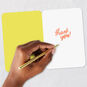 Orange and Yellow Word Bubble Thank You Card Signing card image number 6
