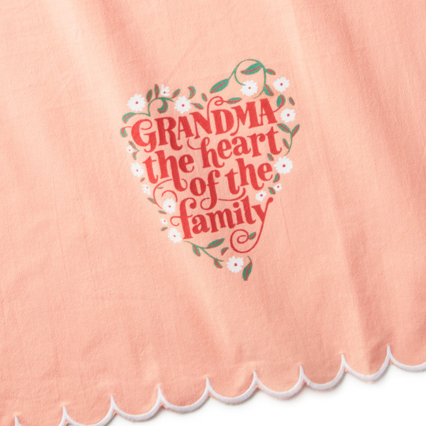 Heart of the Home Kitchen Towel for Grandma closeup view image number 4