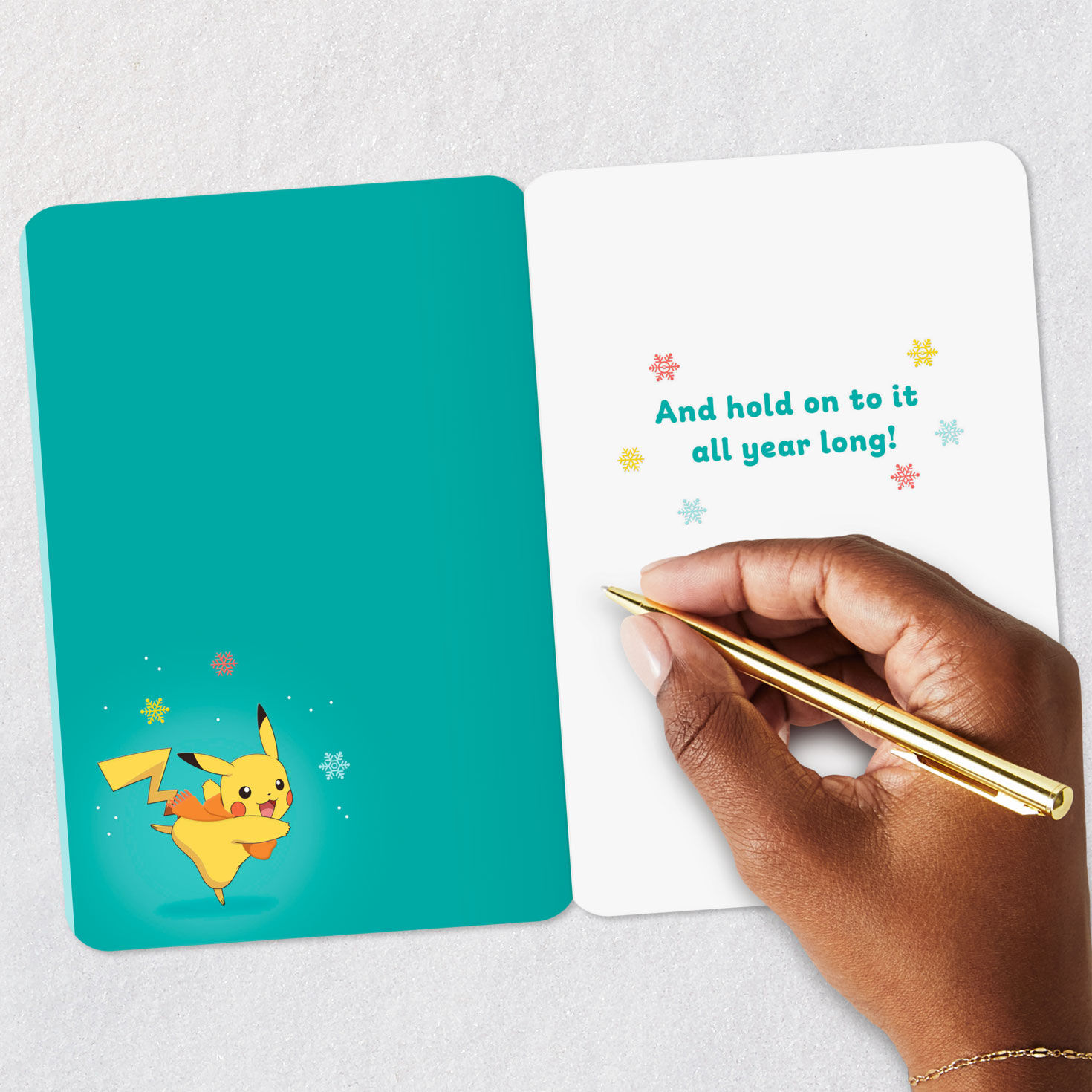 Pokémon Pikachu and Eevee Holiday Fun Christmas Card for only USD 3.99 | Hallmark