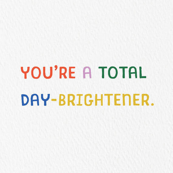 You're a Day-Brightener Thank-You Card, , large image number 2