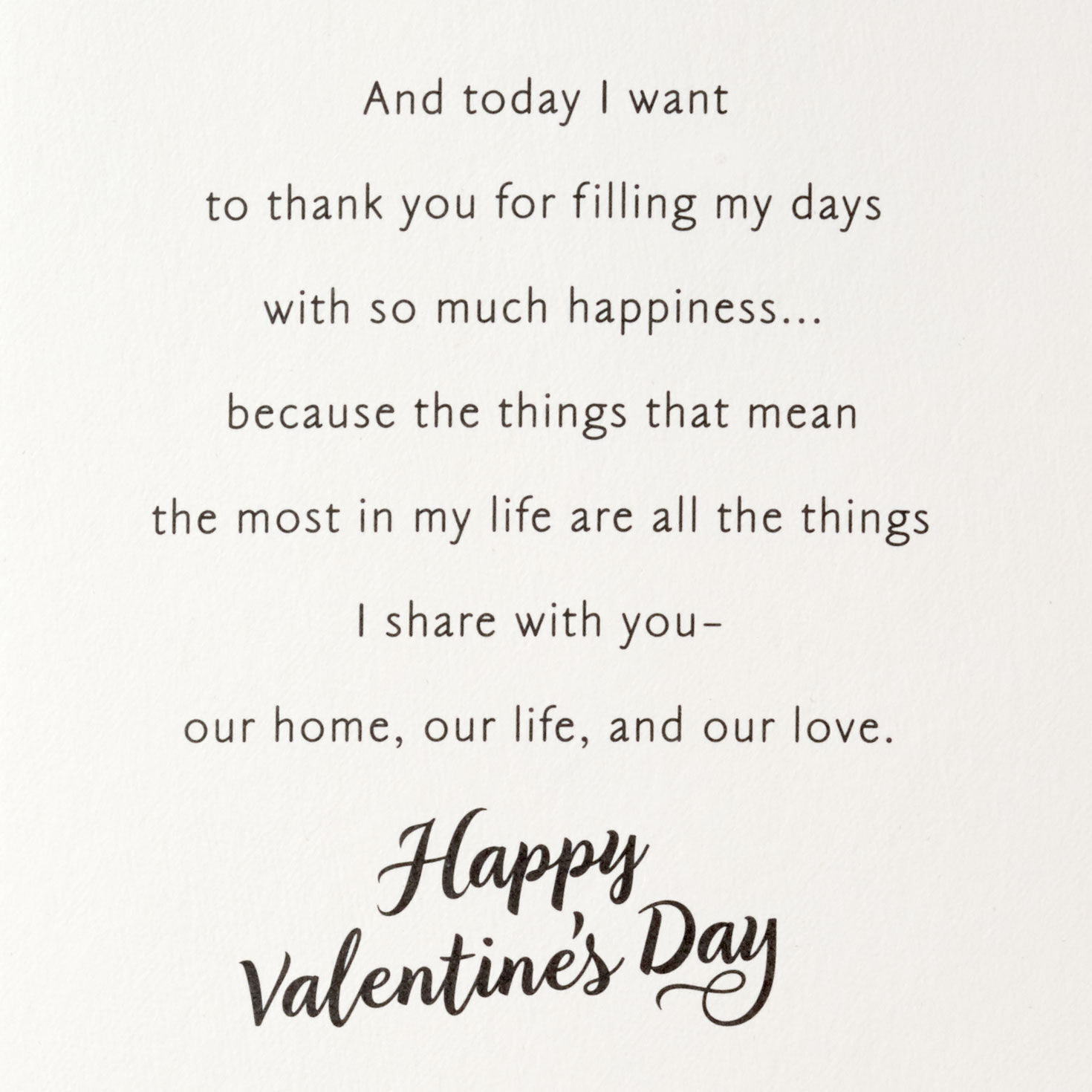 Pink Floral Heart on Red Valentine's Card for Wife Sentiment image number 3