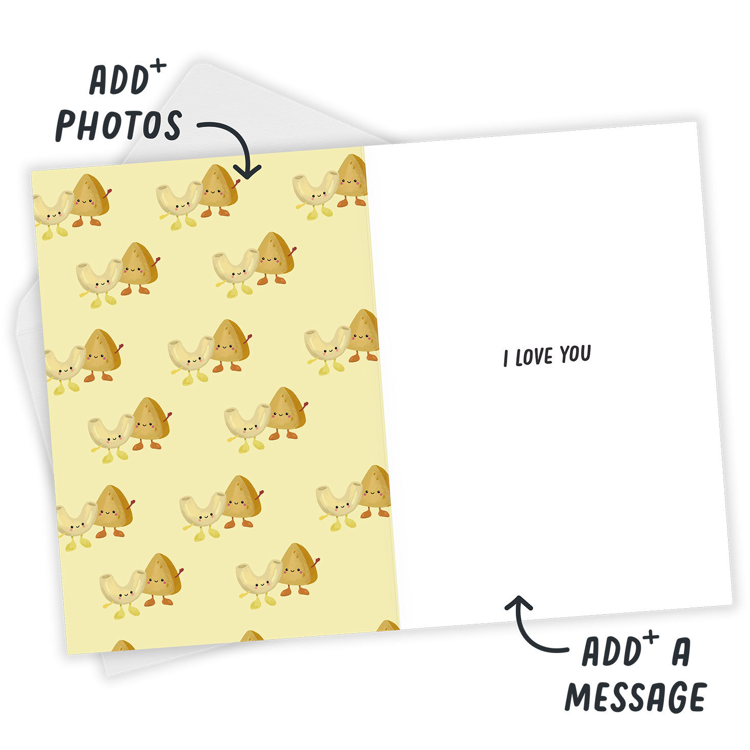 Mac and Cheese Custom Romantic Love Card, , large image number 3
