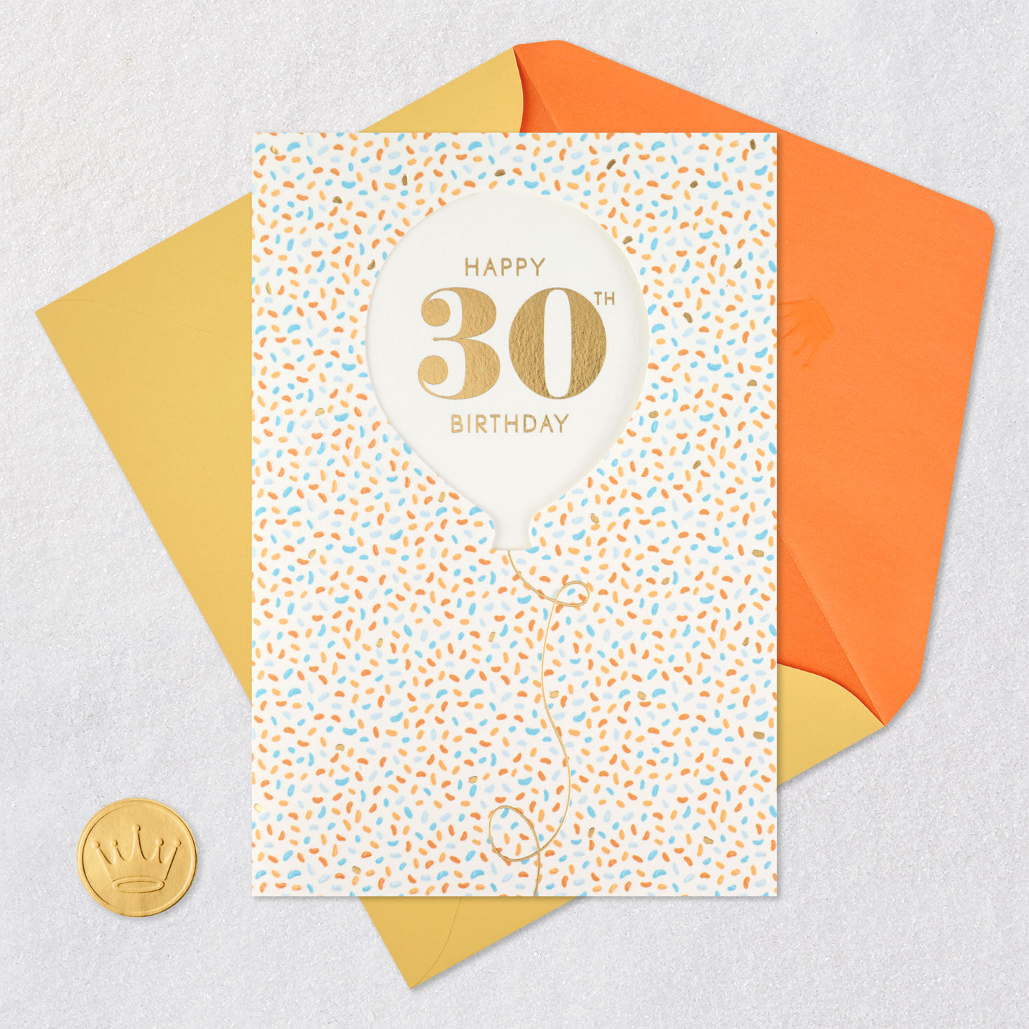 Celebrating You Balloon and Confetti 30th Birthday Card for only USD 4.99 | Hallmark