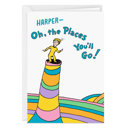 Personalized Dr. Seuss™ Oh, the Places You'll Go! Card, 