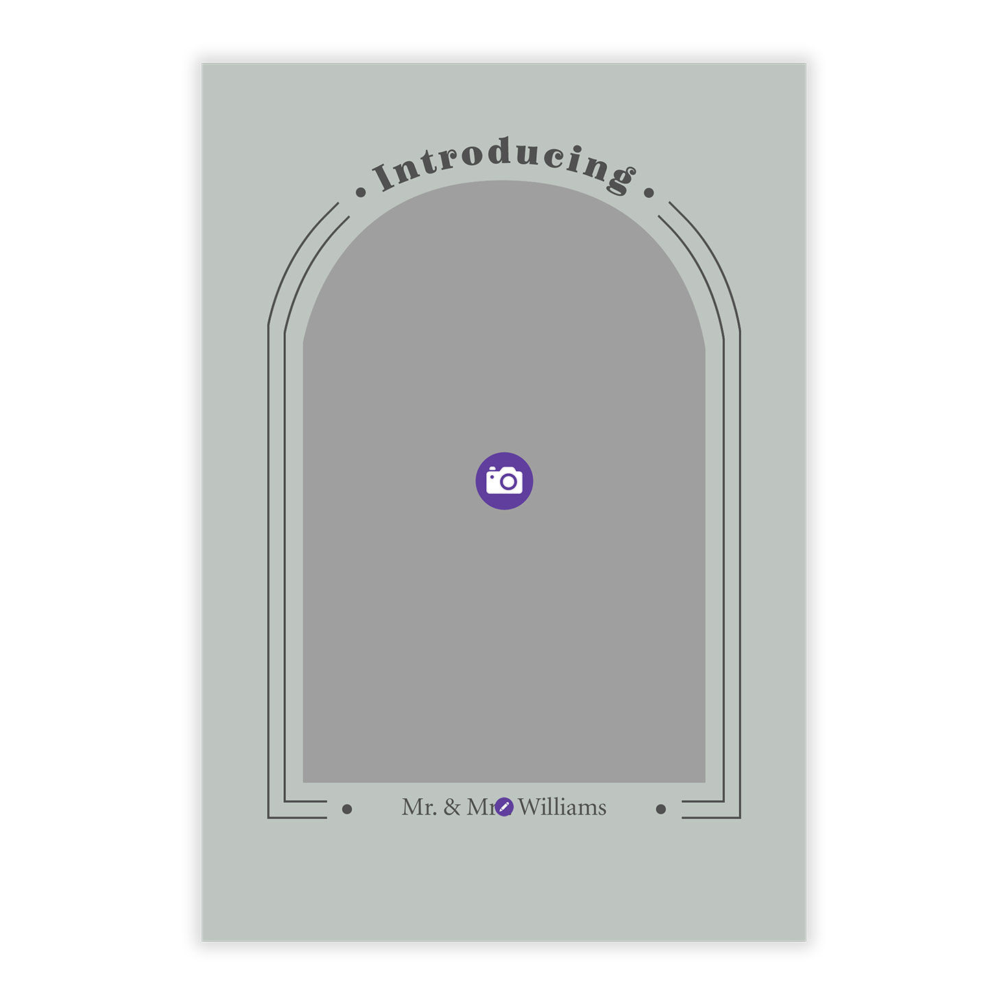 Introducing Us Wedding Announcement, , large image number 5