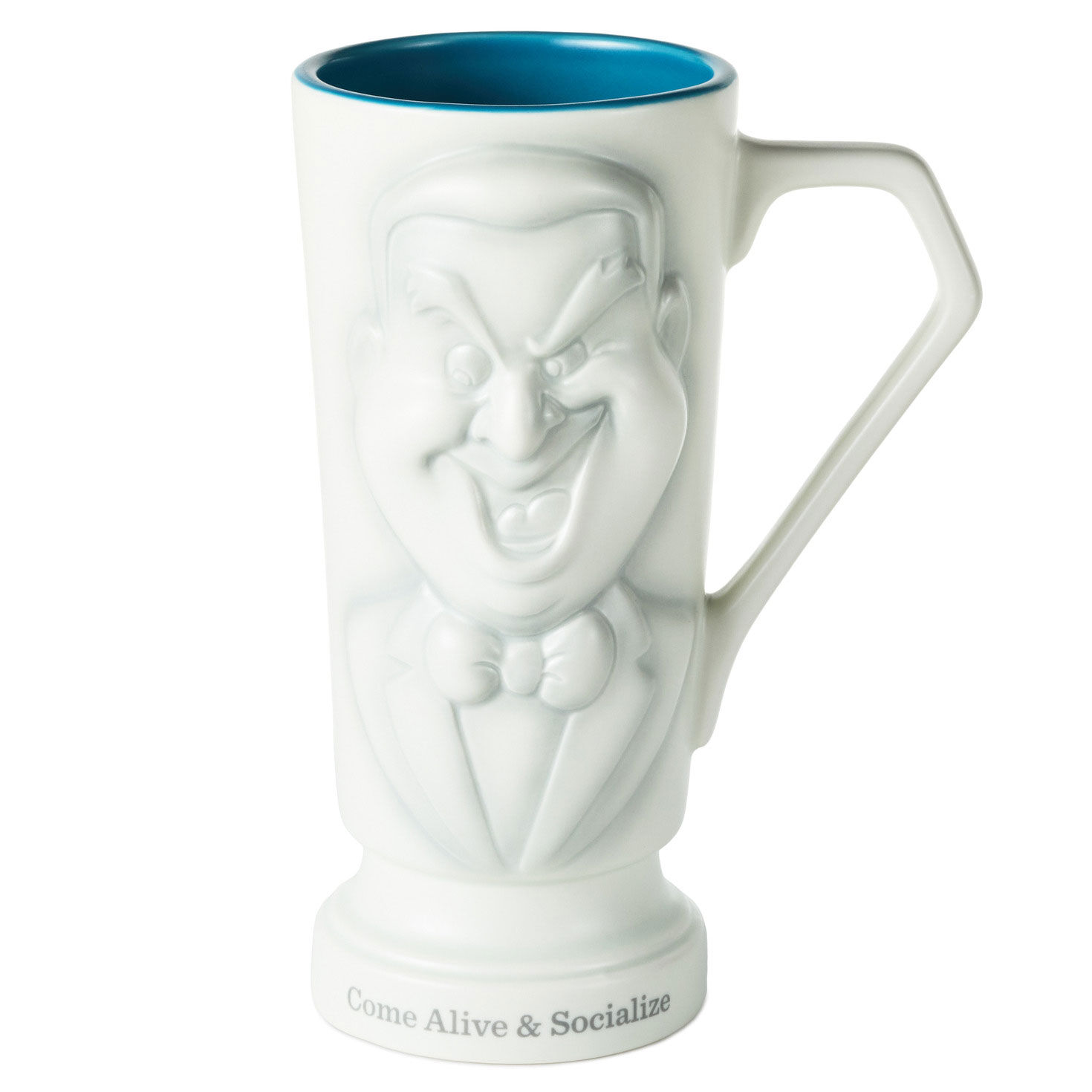 Disney The Haunted Mansion Grinning Ghost Tall Sculpted Mug, 14 oz.