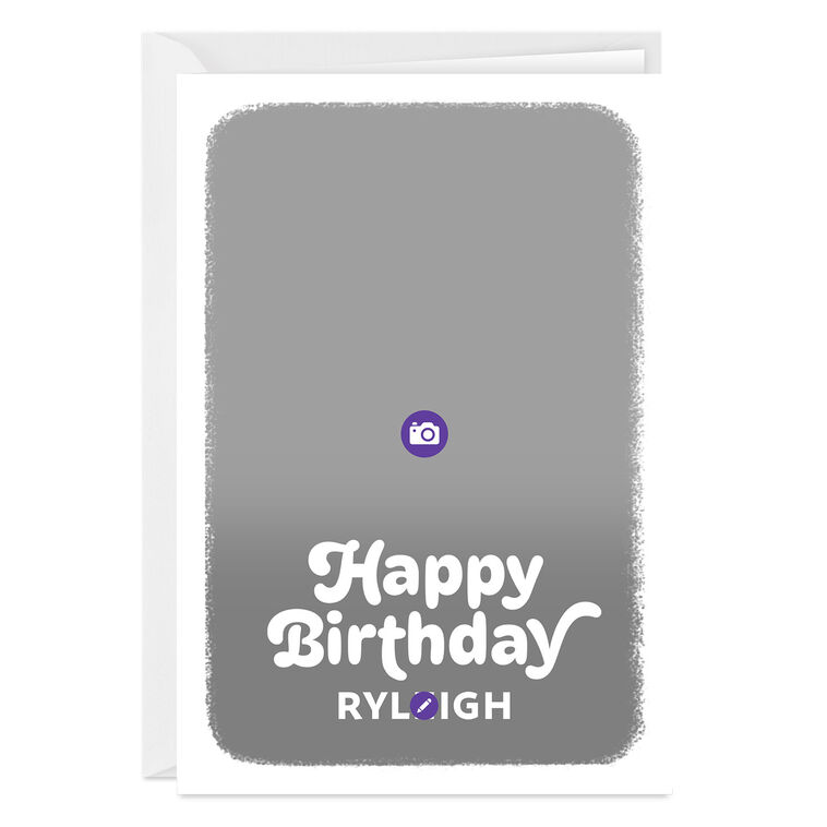 Personalised Stick Man Kids' Birthday Card Personalised Stick Man Kids' Birthday Card