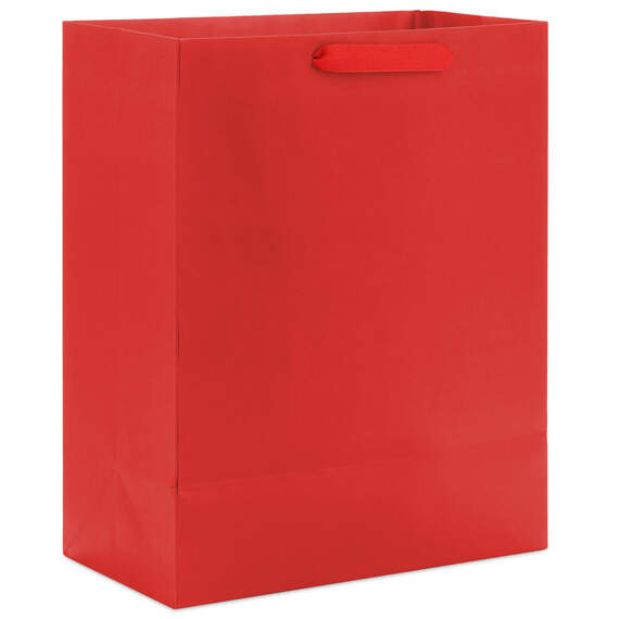 13" Red Large Gift Bag, Red, large image number 6