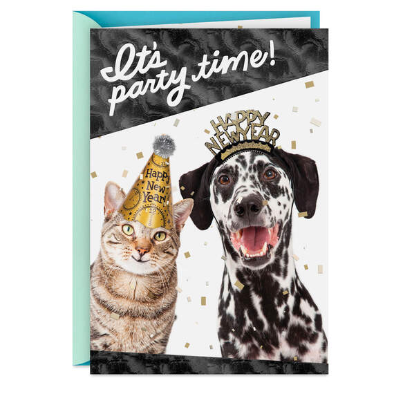 It's Party Time! New Year Card, , large image number 1