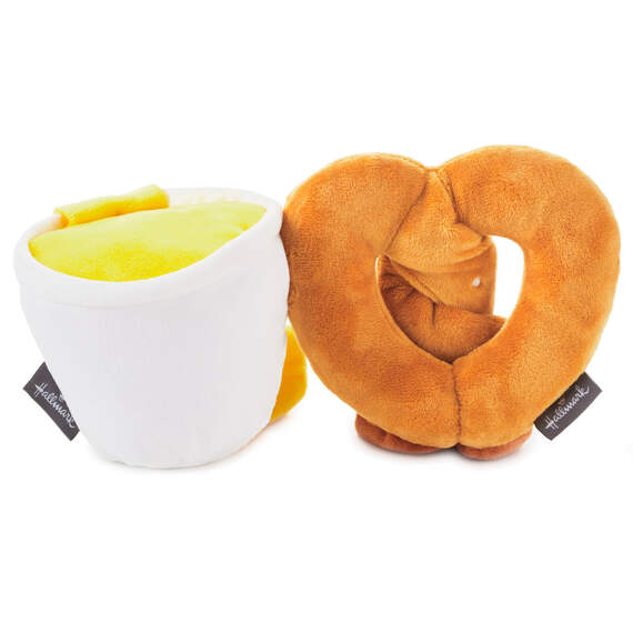 Better Together Pretzel and Cheese Dip Magnetic Plush, 5", , large image number 3