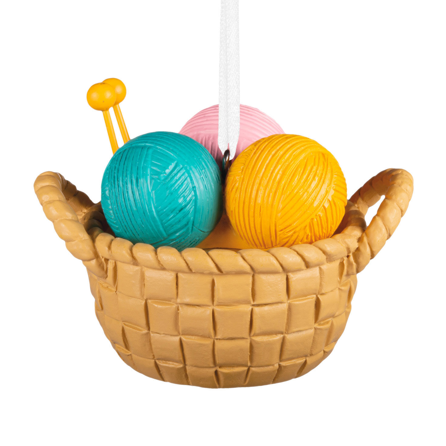 Knitting Basket Hallmark Ornament