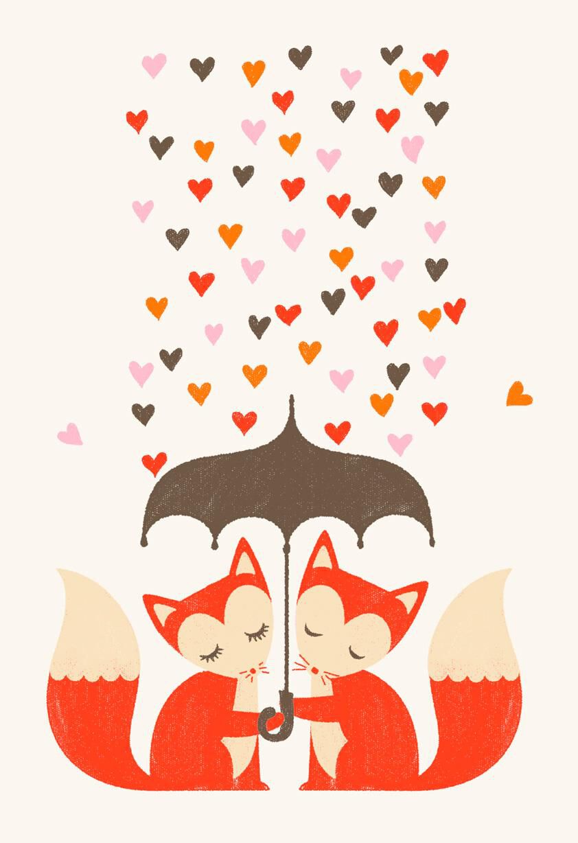 Fox Love Valentine's Day Card for Husband
