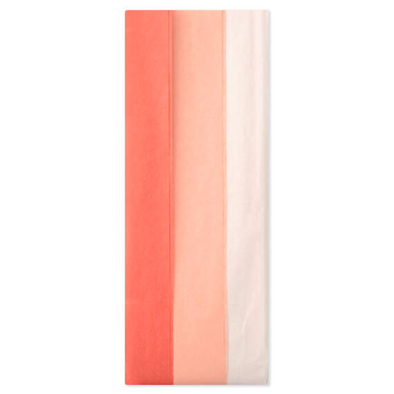 Coral/Peach/Ivory 3-Pack Tissue Paper, 12 sheets
