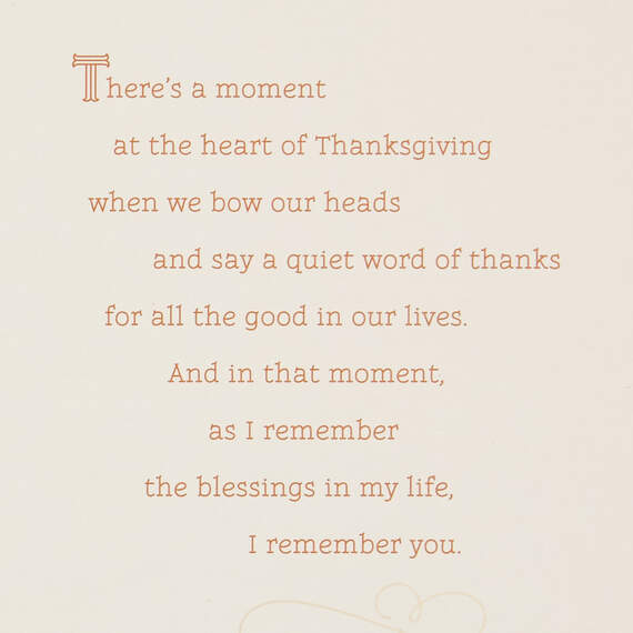 You're a Blessing in My Life Thanksgiving Card, , large image number 2