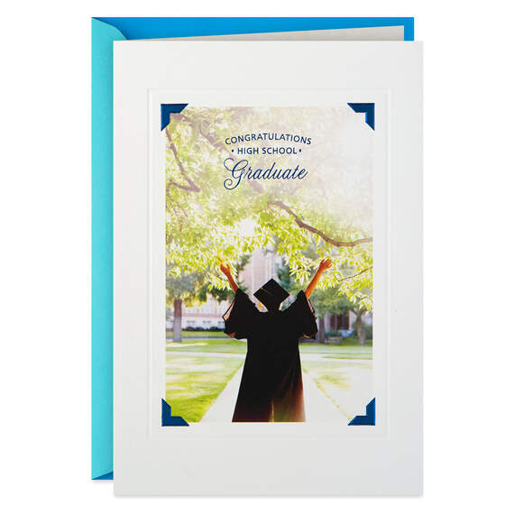 Follow Your Dreams High School Graduation Card, , large image number 1