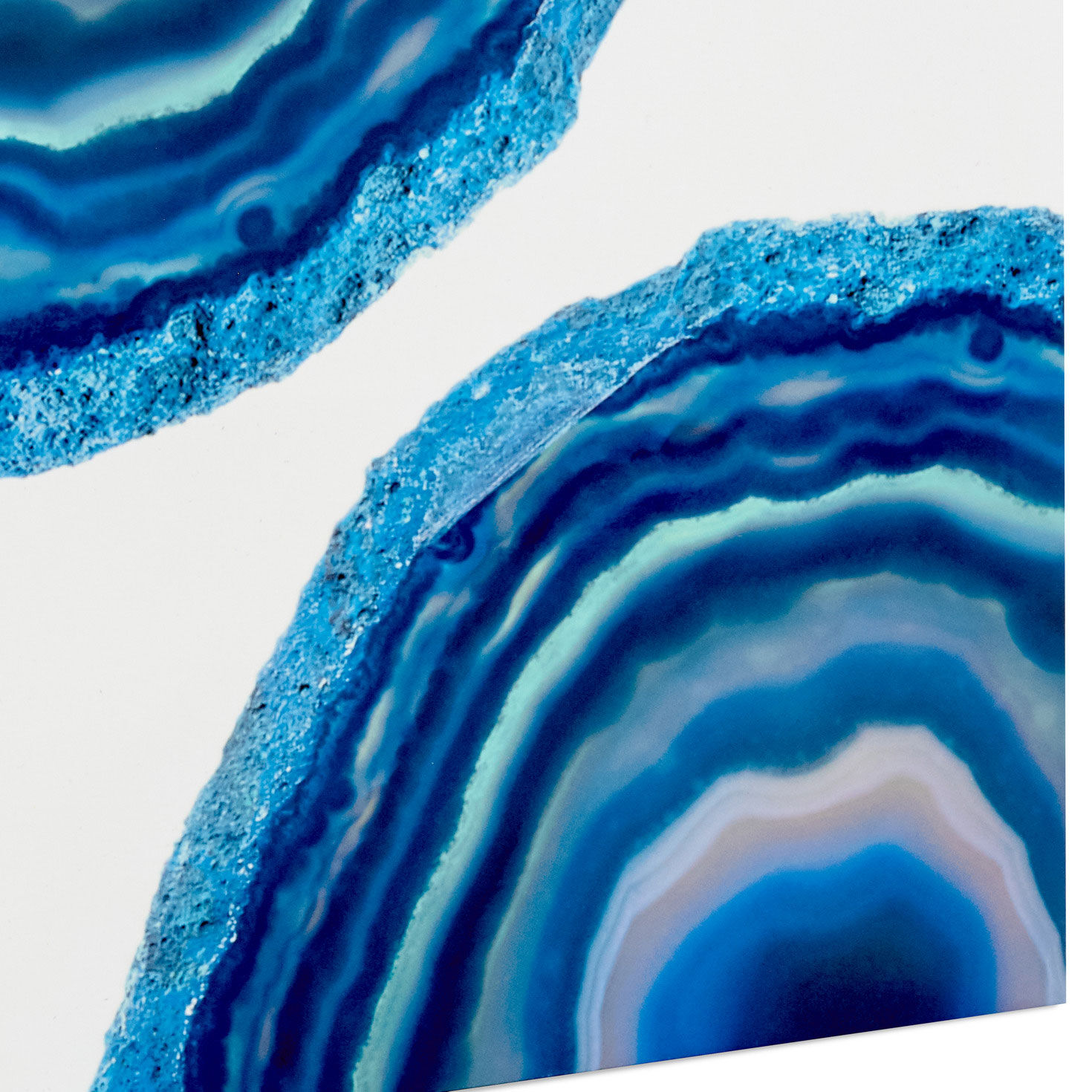 9.6" Blue Geodes on White Medium Gift Bag for only USD 3.49 | Hallmark