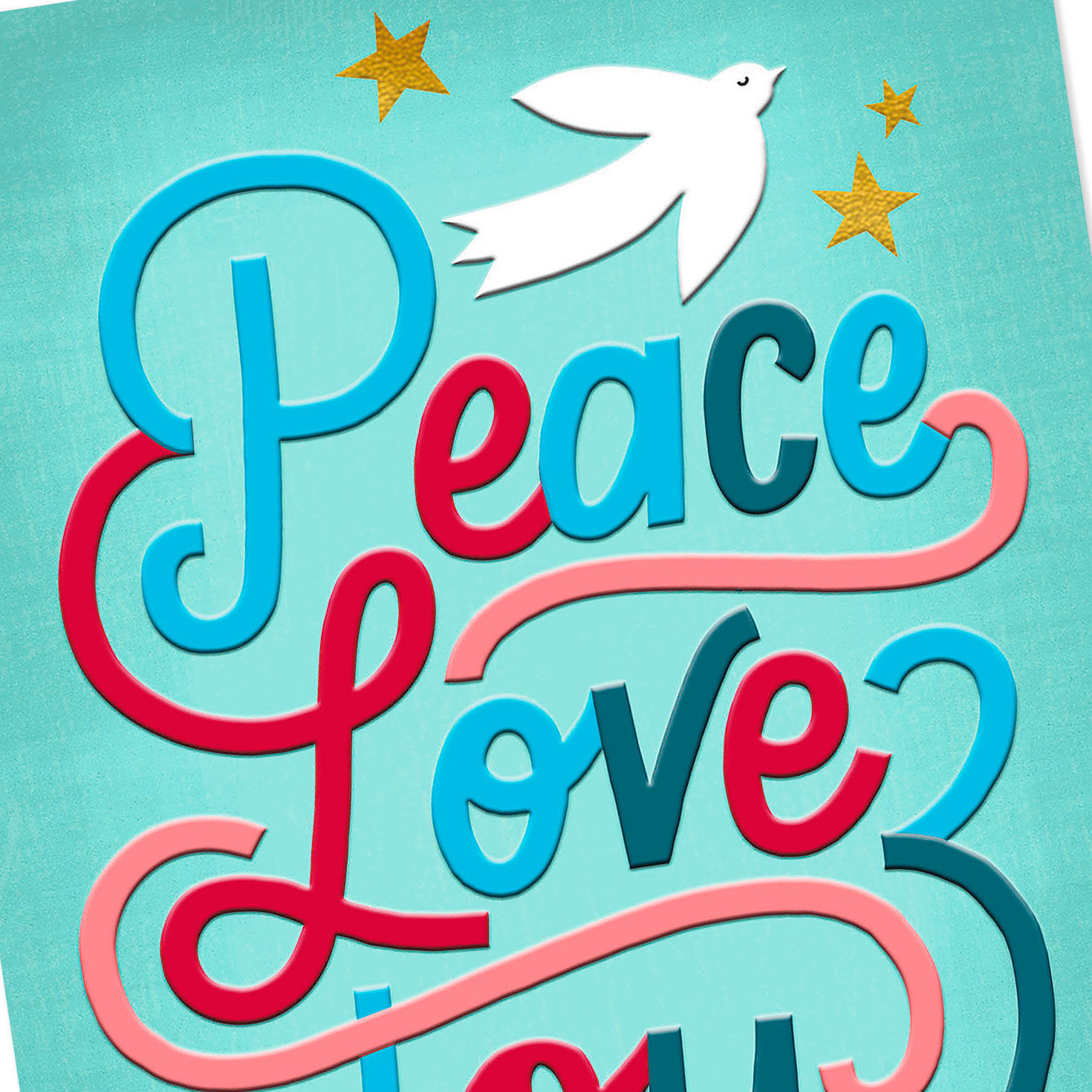 Peace, Love, Joy Christmas Card for only USD 3.99 | Hallmark