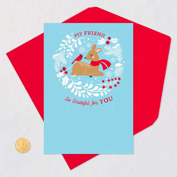Grateful for a Friend Like You Christmas Card, , large image number 5