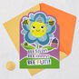 Smiling Flower and Bees Kids Birthday Card Card Front with Envelope and Gold Seal image number 5