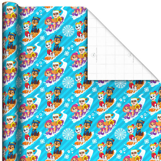 Paw Patrol™ Chase and Friends Sledding Holiday Wrapping Paper, 25 sq. ft., 