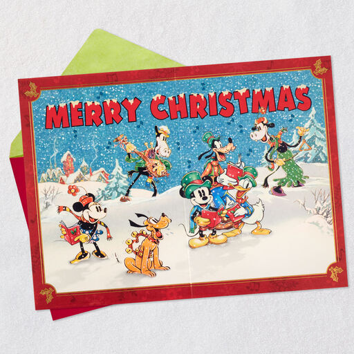 Disney Mickey Mouse and Friends Christmas Card, 
