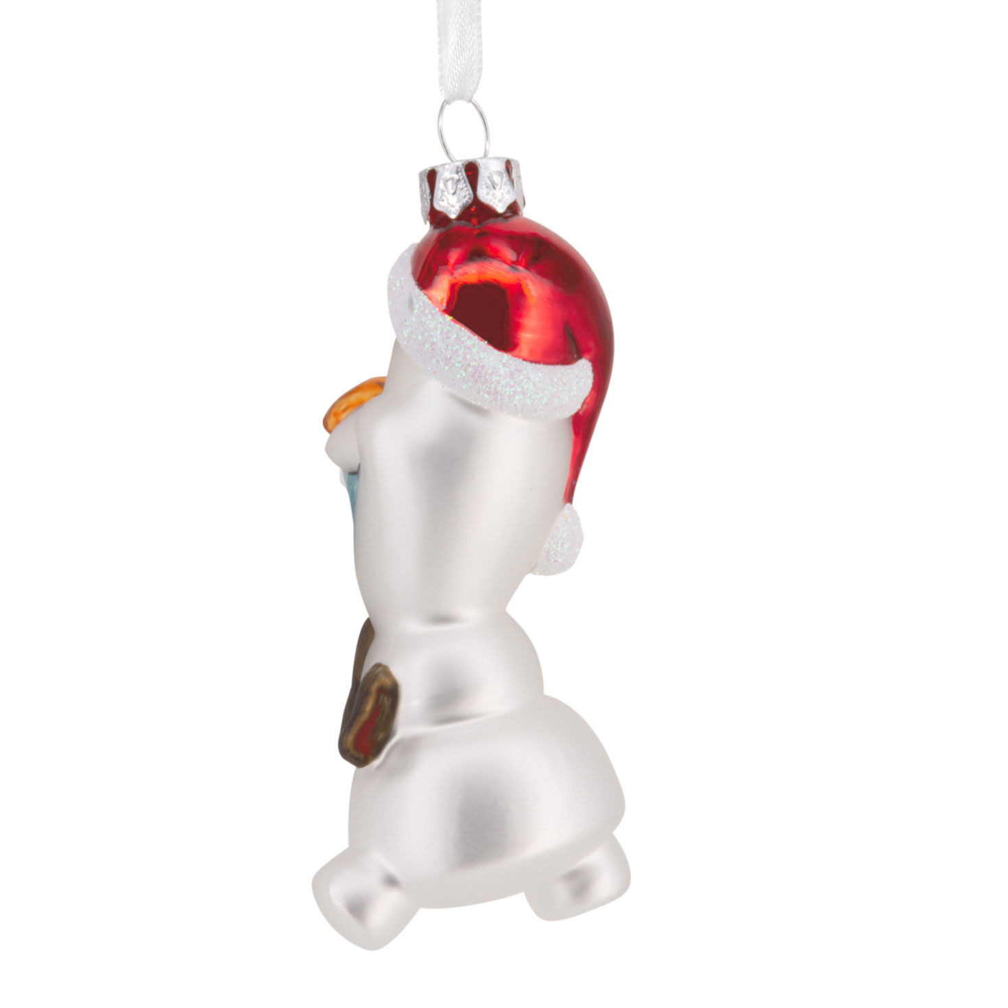 Olaf in Santa Hat Christmas Ornament back image number 6