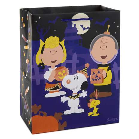 9" Peanuts® Halloween Gift Bag, , large
