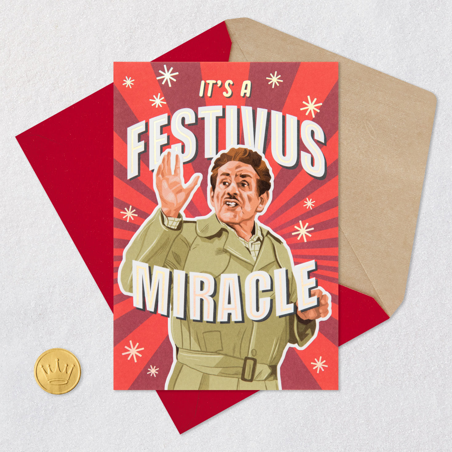 Seinfeld Festivus Miracle Funny Holiday Card, , large image number 5