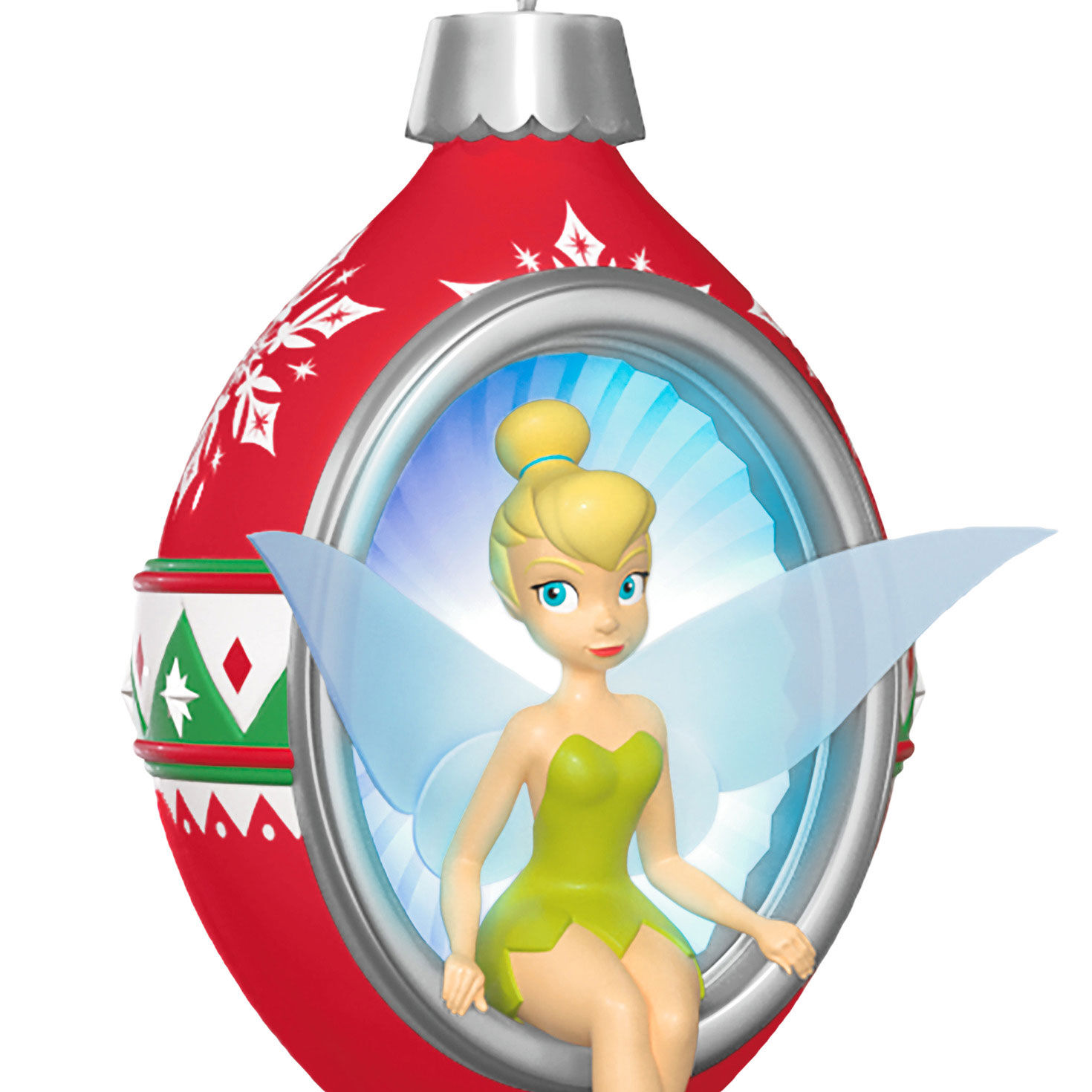 Tinker Bell Trimming Tree Keepsake Ornament closeup view image number 5