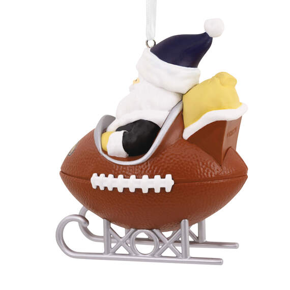 NFL New Orleans Saints Santa Football Sled Hallmark Ornament, , large image number 5