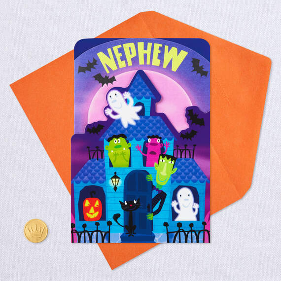 Spook-tacular Fun Halloween Card for Nephew, , large image number 5