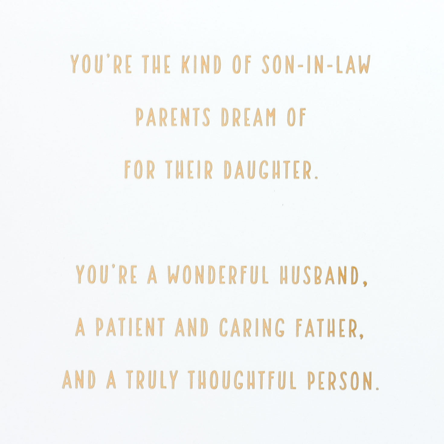 Chocolate Cake Son-in-Law Birthday Card Sentiment image number 2