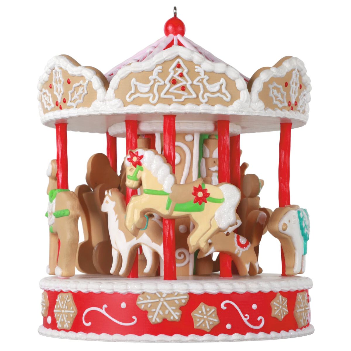 Gingerbread Carousel Exclusive Ornament Keepsake Ornament Club Hallmark