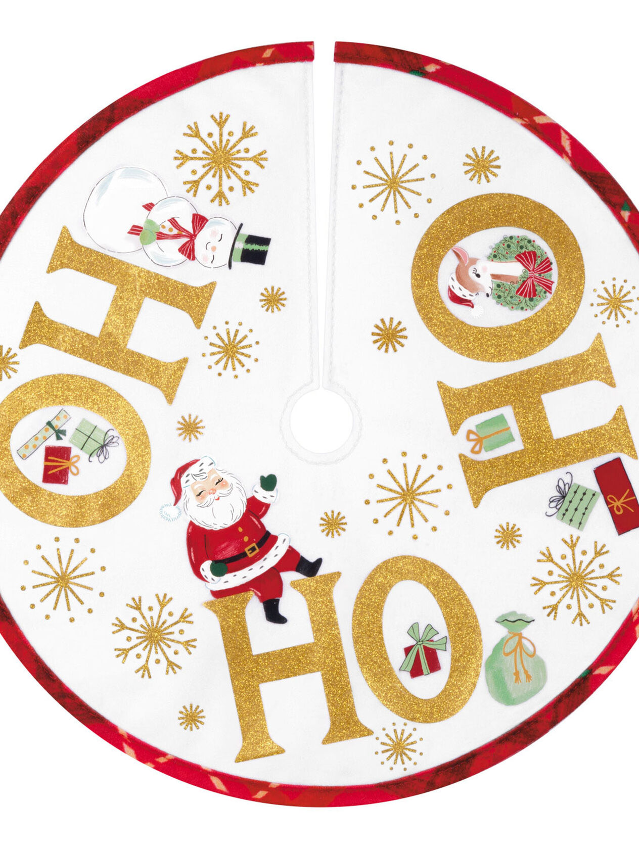 Mini Nostalgic Holiday Tree Skirt, 12"