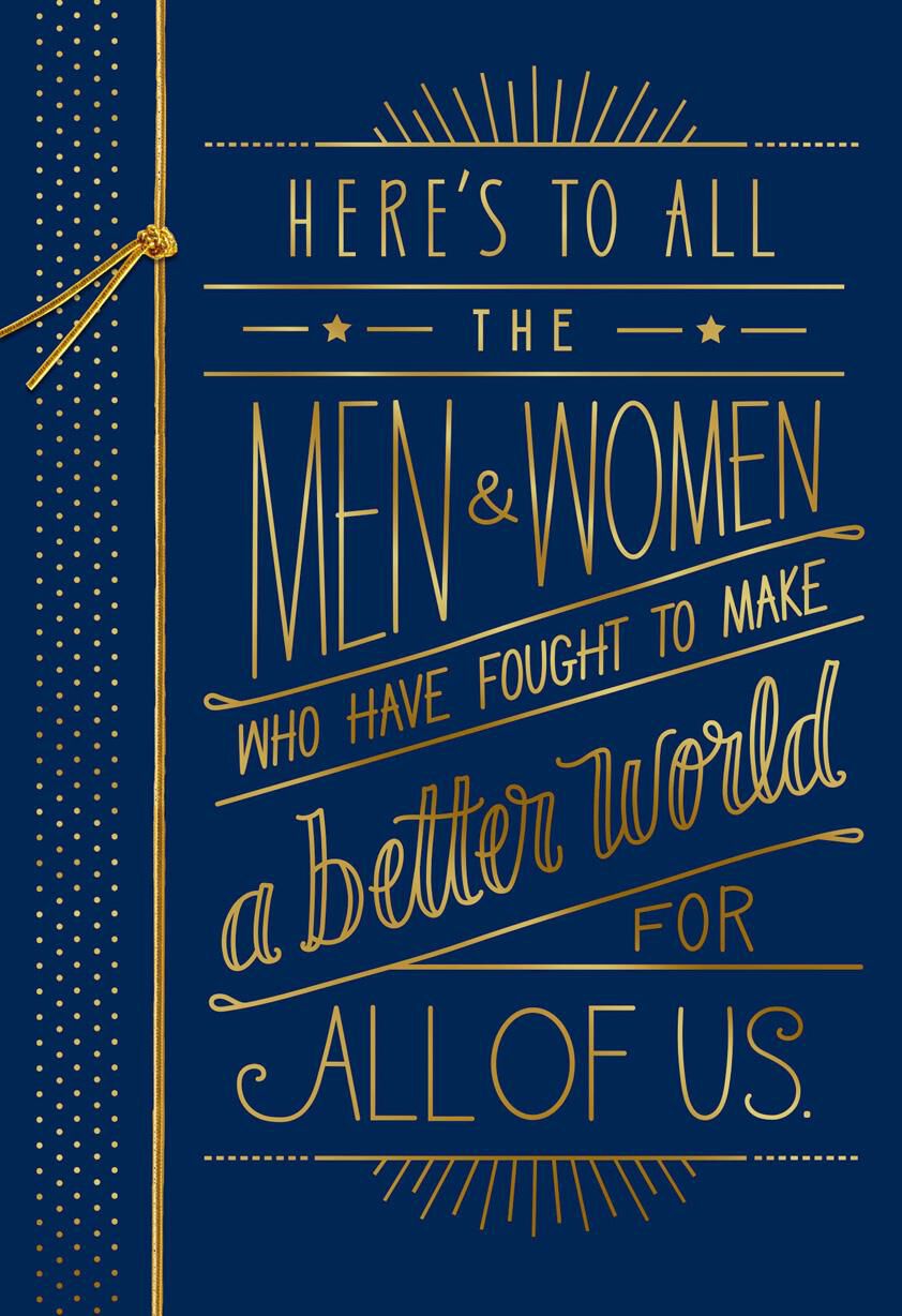 Here's to You! Military Appreciation Card